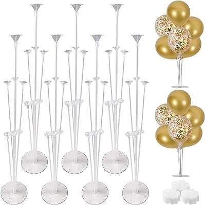 Mom me 7 ensembles de bâtons de support de ballon avec base de fleur et clips. DIAYTAR COTE D'IVOIRE, la référence des bonnes affaires en ligne ! Explorez notre boutique et découvrez une sélection variée de produits, de la maison à l'informatique en passant par la mode et les gadgets. Profitez de nos prix compétitifs et achetez en toute confiance. Faites de DIAYTAR COTE D'IVOIRE  votre allié shopping, vous ne le regretterez pas.
