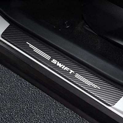 Plaques de seuil de porte de voiture en fiber de carbone 4 pièces protection anti rayures pour suzuki. DIAYTAR COTE D'IVOIRE  - La boutique en ligne où qualité et discount se rencontrent. Parcourez notre vaste catalogue et trouvez tout ce dont vous avez besoin, de l'électroménager moderne à la dernière mode tendance. Ne sacrifiez pas votre budget pour obtenir des produits de qualité !