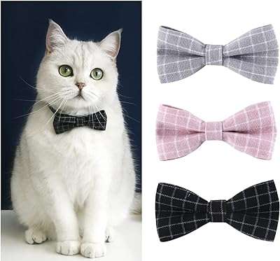 Colliers pour chat cloche détachable nœud papillon animaux mignons chats petits. DIAYTAR COTE D'IVOIRE  - Votre destination en ligne pour des achats malins. Explorez notre catalogue diversifié de produits discount, des indispensables du quotidien aux dernières tendances. Faites des économies tout en vous garantissant la satisfaction grâce à nos offres attractives et notre engagement envers un rapport qualité-prix exceptionnel.