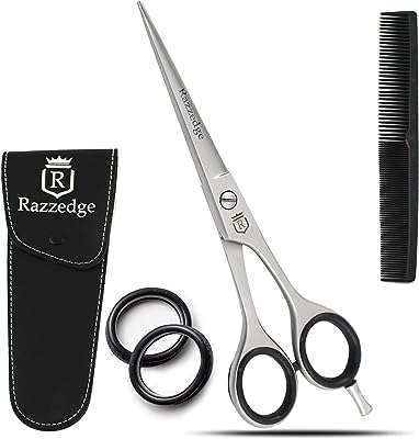 Ciseaux de coupe de cheveux professionnels razz edge coiffure en acier inoxydable de 6 pouces avec peigne. Besoin de produits à petit prix ? Faites confiance à DIAYTAR COTE D'IVOIRE, la boutique en ligne idéale pour réaliser des économies sur tous vos achats. Parcourez notre catalogue de produits discount, de la maison à l'électroménager, en passant par l'informatique et la mode. Ne vous privez pas et profitez des meilleurs prix du marché en faisant vos emplettes chez nous !