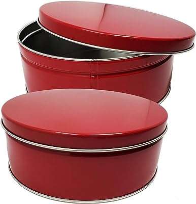 Boîte à biscuits haut de gamme (paquet de 2) design classique rouge. DIAYTAR COTE D'IVOIRE  : la destination incontournable pour des achats discount en ligne. Découvrez notre gamme complète de produits discount allant des indispensables de la maison aux dernières tendances en matière de gadgets et d'informatique. Faites des économies tout en obtenant des articles de qualité en un seul clic !