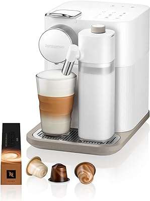Machine à café blanche nespresso gran lattissima f531 version eau. Ne cherchez pas plus loin pour trouver des produits de qualité à prix réduits. DIAYTAR COTE D'IVOIRE  est votre destination en ligne pour tous vos besoins en produits discount, de la maison à l'électroménager, de l'informatique à la mode. Faites des économies substantielles et trouvez les articles parfaits, adaptés à votre budget.