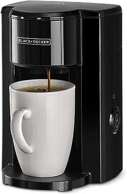 Cafetière monotasse black + decker 350 w réservoir d'eau 124 ml avec tasse. DIAYTAR COTE D'IVOIRE  est votre guichet unique pour des produits discount de premier ordre. Parcourez notre catalogue en ligne et découvrez notre sélection soigneusement choisie d'articles pour la maison, l'électroménager, l'informatique et la mode, tous disponibles à des prix abordables. Vous ne trouverez pas de meilleurs deals ailleurs !