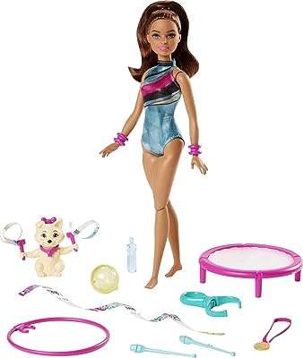 Poupée barbie teresa spin & twirl gymnast de dreamhouse adventures brune de 115" en justaucorps. Découvrez DIAYTAR COTE D'IVOIRE, la boutique en ligne généraliste qui propose une large sélection de produits à prix réduits : de l'électroménager à la mode en passant par l'informatique, trouvez tout ce dont vous avez besoin sans vous ruiner !
