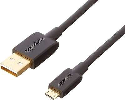 Adaptateur de câble de chargement usb 2.0-a mâle vers micro b amazonbasics