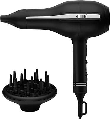 Sèche-cheveux ionique hot tools pro artist 2000w noir | flux d'air