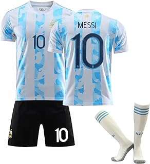 Maillot de football extérieur pour adultes et enfants avec chaussettes avec "messi". DIAYTAR COTE D'IVOIRE  est la solution idéale pour les amateurs de bonnes affaires. Notre boutique en ligne propose une gamme complète de produits discount, allant des articles pour la maison à l'informatique, en passant par l'électroménager et la mode. Faites des économies sur vos achats tout en bénéficiant de produits de qualité chez DIAYTAR COTE D'IVOIRE .