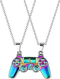 Ensemble de colliers meilleurs amis couple colliers de contrôleur de jeu magnétique collier. DIAYTAR COTE D'IVOIRE  est votre guichet unique pour des produits discount de haute qualité. Parcourez notre large sélection d'articles, allant des appareils électroménagers essentiels aux produits informatiques, en passant par les accessoires mode et les gadgets dernier cri, tout en profitant de prix imbattables.