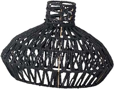 Urfuf lampe de poche en rotin cylindrique lustre rustique abat jour en osier. Faites de bonnes affaires en matière d'électroménager sur DIAYTAR COTE D'IVOIRE  ! Notre boutique en ligne propose une large gamme d'appareils ménagers à des prix imbattables. Que ce soit pour une machine à laver, un réfrigérateur ou un aspirateur, vous trouverez tout ce dont vous avez besoin chez nous.