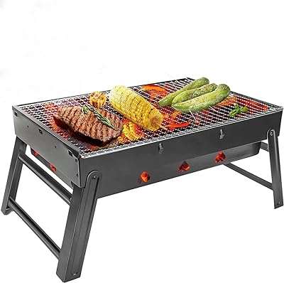 Gril à charbon pliable portable pour barbecue cuisine pique nique en plein. Faites des économies considérables sur vos achats en ligne chez DIAYTAR COTE D'IVOIRE  ! Notre boutique en ligne généraliste offre une variété impressionnante de produits, allant de l'informatique à la mode aux gadgets tendance. Explorez nos offres attractives sur une myriade d'articles, garantissant des prix imbattables sans compromettre la qualité. Ne manquez pas nos offres promotionnelles régulières et simplifiez vos achats avec une livraison rapide et sécurisée !