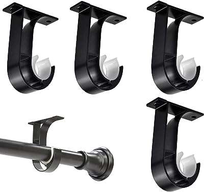 4 pièces tringle à rideau de plafond support en alliage d'aluminium robuste noir pour 25. À la recherche de bons plans et de prix irrésistibles ? DIAYTAR COTE D'IVOIRE  est votre destination ultime ! Explorez notre boutique en ligne généraliste où vous trouverez une large gamme de produits discount, couvrant tous vos besoins. Achetez l'électroménager dont vous avez besoin, renouvelez votre garde-robe ou succombez aux derniers gadgets sans vous ruiner.