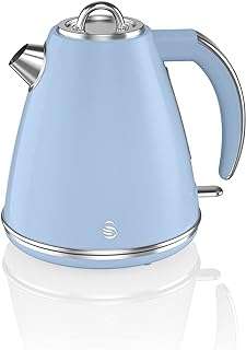 Bouilloire rétro swan 15 l bleue base rotative à 360° ébullition. Ne payez pas le prix fort lorsque vous pouvez obtenir des produits discount de qualité chez DIAYTAR COTE D'IVOIRE  ! Notre boutique en ligne généraliste regorge d'offres incroyables pour la maison, l'électroménager, l'informatique et la mode. Faites des économies dès maintenant et découvrez notre sélection à prix réduits.