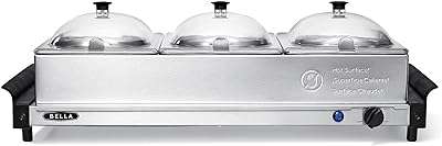 Plateau de service et mijoteuse pour serveur de buffet électrique triple bella. Explorez DIAYTAR COTE D'IVOIRE  et économisez gros sur une variété de produits pour la maison, y compris des appareils électroménagers dernier cri, des gadgets innovants et des articles à la mode, à des tarifs imbattables.