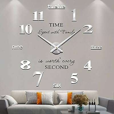 Vangold grande horloge murale bricolage 3d moderne avec autocollants de numéros de miroir pour cadeau. Ne dépensez pas plus que nécessaire, et optez pour DIAYTAR COTE D'IVOIRE  ! Notre boutique en ligne spécialisée dans les produits discount propose une large gamme d'articles pour la maison, l'électroménager, l'informatique, la mode et les gadgets, tous offerts à des prix défiant toute concurrence. Profitez de cette opportunité pour économiser tout en vous offrant ce dont vous avez besoin.