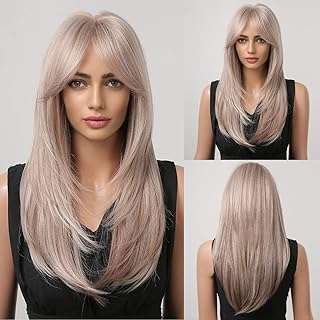 Haircube perruques longues blondes argentées pour femmes perruque de cheveux synthétiques superposés avec frange. Découvrez DIAYTAR COTE D'IVOIRE, la référence en ligne pour des achats discount. Trouvez tout ce dont vous avez besoin, des articles de maison aux dernières innovations technologiques, sans vous ruiner. Avec notre sélection variée et nos prix compétitifs, vous êtes sûr de trouver les meilleures affaires.