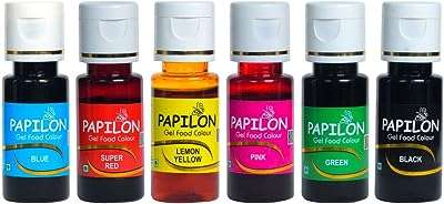 Lot de 6 colorants alimentaires en gel papillon x 20 g. Venez découvrir DIAYTAR COTE D'IVOIRE, la boutique en ligne qui rend le shopping discount plus accessible que jamais. Avec une large sélection de produits pour la maison, de l'électroménager performant, de l'informatique à la pointe et des articles de mode tendance, vous êtes assuré de trouver ce dont vous avez besoin à des prix attractifs.