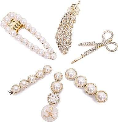 Ensemble de pinces à cheveux en perles arabest 6 pièces métal. DIAYTAR COTE D'IVOIRE, le paradis du shopping en ligne à prix discount ! Naviguez à travers notre large gamme de produits discount soigneusement sélectionnés pour votre maison, votre cuisine, votre dressing et bien plus encore. Faites de bonnes affaires et offrez-vous les dernières tendances à petits prix, tout en restant à l'affût des nouveautés.