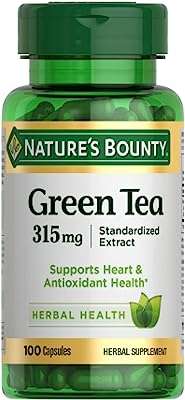Capsules de thé vert nature's bounty 315 mg. À la recherche de bonnes affaires ? DIAYTAR COTE D'IVOIRE  est là pour vous aider ! Découvrez notre boutique en ligne remplie de produits discount, des dernières tendances en mode aux gadgets les plus recherchés. Ne manquez pas nos prix imbattables !