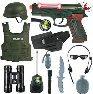 Jeu de simulation militaire avec gilet de sécurité pour enfants et garçons jeu en plein. En quête de produits de qualité à des prix abordables ? DIAYTAR COTE D'IVOIRE  est là pour vous servir. Parcourez notre boutique en ligne et découvrez notre assortiment exhaustif d'articles discount, couvrant tous les univers, de la maison à l'électroménager, en passant par l'informatique, la mode et les gadgets. Vivez une expérience de shopping unique en profitant de tarifs exceptionnels et faites de bonnes affaires en ligne.