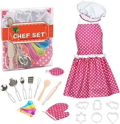 Ensemble de cuisine et de pâtisserie pour enfants costumes de jeu de rôle de chef. DIAYTAR COTE D'IVOIRE  réinvente vos achats en ligne en vous proposant une gamme incroyablement diverse de produits à prix réduits. Parcourez notre boutique en ligne et découvrez des articles discount pour la maison, l'électroménager, l'informatique, la mode et les gadgets, tout en réalisant d'importantes économies. Offrez-vous le meilleur sans vous ruiner grâce à notre sélection soigneusement choisie pour satisfaire tous vos besoins.