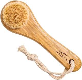 Brosse nettoyante pour le visage en poils naturels sains avec lanière et brosse