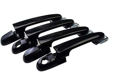 4 pièces poignées de porte extérieures fl fr rl rr hyundai