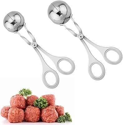 Boulette de viande en acier inoxydable 2 pièces pinces antiadhésives pour faire des boulettes. DIAYTAR COTE D'IVOIRE, votre destination en ligne pour des achats malins à petits prix ! Parcourez notre vaste catalogue qui regorge de produits discount, des essentiels de la maison aux appareils électroménagers, en passant par les dernières tendances de la mode et les gadgets high-tech.