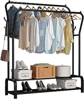 Porte vêtements u home en métal robuste pour chambre à coucher intérieure beau cintre avec barre. Parfaitement adapté aux chasseurs de bonnes affaires, DIAYTAR COTE D'IVOIRE  vous offre une expérience de shopping en ligne unique. Notre sélection abondante de produits discount, incluant des articles essentiels pour la maison, l'électroménager, l'informatique, la mode et les gadgets, garantit que vous trouverez ce que vous cherchez sans vous ruiner.