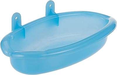 Baignoire mamoo bear avec cage miroir pour oiseaux bleu. DIAYTAR COTE D'IVOIRE  vous propose une expérience d'achats en ligne unique. Découvrez notre sélection de produits discount allant de la maison à l'électroménager, de l'informatique à la mode, sans oublier les gadgets les plus en vogue. Ne dépensez pas plus que nécessaire et trouvez tous vos articles préférés à des prix incroyables !