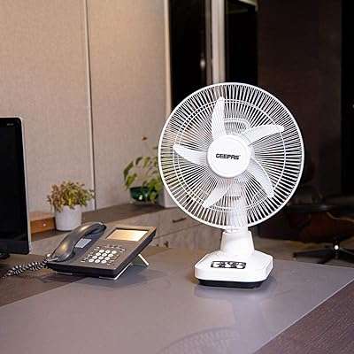 Ventilateur de table geepas 12 pouces. Ne payez pas plus cher pour vos achats ! DIAYTAR COTE D'IVOIRE  propose une sélection de produits discount pour tous les budgets, allant de la maison à l'électroménager en passant par l'informatique, la mode et les gadgets. Faites des économies sans compromis sur la qualité !