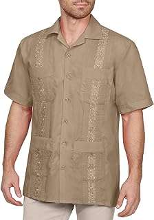 People chemises boutonnées cubaines guayabera à manches courtes pour hommes. DIAYTAR COTE D'IVOIRE  : votre boutique en ligne discount préférée ! Faites des économies sur des articles essentiels pour votre vie quotidienne, de l'électroménager à l'informatique en passant par la mode et les gadgets. Ne cherchez plus, les meilleurs prix sont chez nous !