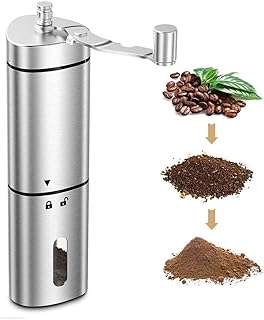 Moulin à café manuel expresso moulin portable avec réglages réglables cône en céramique et acier. DIAYTAR COTE D'IVOIRE, la référence du shopping à petits prix en ligne ! Parcourez notre sélection impressionnante de produits discount, allant de l'ameublement à l'électroménager, de la mode aux gadgets. Ne sacrifiez pas votre budget pour vous faire plaisir, choisissez notre boutique en ligne pour des économies garanties sur les articles de qualité.