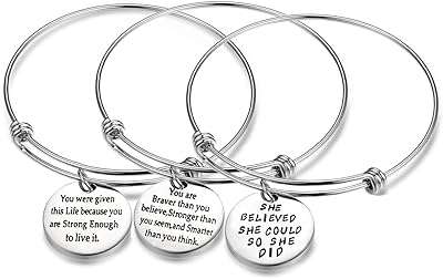 3 pièces bracelets à breloques en acier inoxydable ensemble de bijoux. Ne cherchez plus, DIAYTAR COTE D'IVOIRE  est le site discount ultime pour toutes vos envies shopping. Laissez-vous surprendre par notre gamme variée, allant des produits pour la maison aux accessoires high-tech indispensables à la vie moderne, et bénéficiez des prix les plus bas du marché. Explorez notre boutique en ligne dès aujourd'hui et faites de bonnes affaires en un clic !