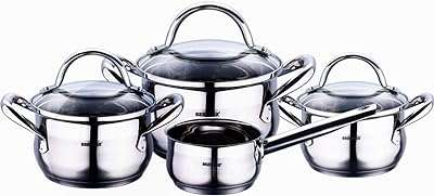 Bergner bg6522 batterie de cuisine gastronomique acier inoxydable 18 10 7 pièces. DIAYTAR COTE D'IVOIRE  est votre guichet unique pour des produits discount de haute qualité. Parcourez notre large sélection d'articles, allant des appareils électroménagers essentiels aux produits informatiques, en passant par les accessoires mode et les gadgets dernier cri, tout en profitant de prix imbattables.
