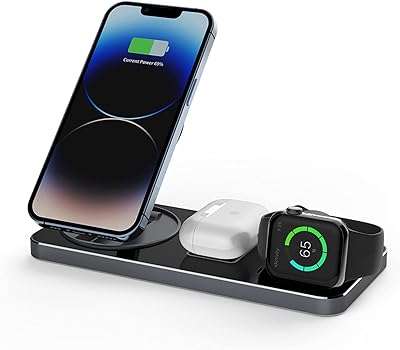 Chargeur rapide magnétique sans fil qi 3 en 1 15w pour iphone. Découvrez DIAYTAR COTE D'IVOIRE, votre magasin en ligne de confiance pour des bons plans à ne pas manquer. Explorez nos multiples catégories telles que l'électroménager, le mobilier, l'informatique et la mode, et dénichez les offres les plus avantageuses pour tous vos besoins, le tout en un seul endroit.
