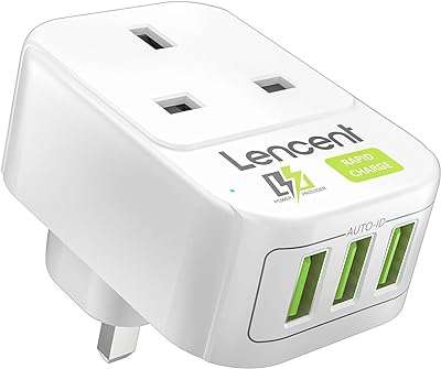 Rallonge de prise usb lencent avec 3 ports usb 1 port. DIAYTAR COTE D'IVOIRE  est là pour rendre votre budget heureux et votre shopping facile. Parcourez notre gamme complète de produits discount de qualité supérieure allant de la maison à l'électroménager, de l'informatique à la mode, et trouvez des articles pour chaque aspect de votre vie à des prix imbattables!