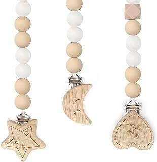 Attache sucette tdne 3 pièces pour bébé chaîne porte tétine pour fille et garçon (étoile lune en forme de cœur). DIAYTAR COTE D'IVOIRE, le paradis du shopping en ligne à prix discount ! Naviguez à travers notre large gamme de produits discount soigneusement sélectionnés pour votre maison, votre cuisine, votre dressing et bien plus encore. Faites de bonnes affaires et offrez-vous les dernières tendances à petits prix, tout en restant à l'affût des nouveautés.