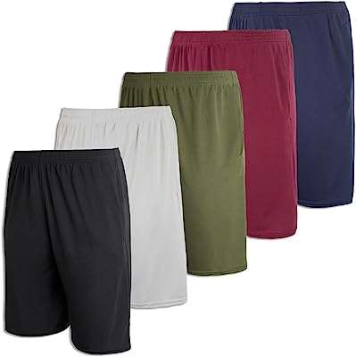 Lot de 5 shorts de performance athlétiques real essential active pour hommes avec poches. DIAYTAR COTE D'IVOIRE, votre destination en ligne pour tous les produits discount dont vous avez besoin. Explorez notre large gamme de produits, allant des gadgets de dernière génération aux vêtements à la mode, en passant par les équipements informatiques et bien plus encore, le tout à des prix imbattables.