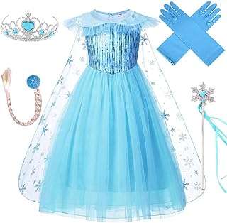 Costume de reine des neiges pour filles robe de soirée princesse d'anniversaire neiges bleu avec ensemble. DIAYTAR COTE D'IVOIRE  - Votre destination discount pour tous vos besoins. Parcourez notre collection de produits de haute qualité, allant de la maison à l'électroménager, de l'informatique à la mode, et trouvez les meilleures offres en ligne. Profitez de nos prix imbattables et faites des économies dès maintenant!