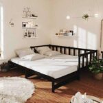 Zhuhong canapé lit rétractable gigogne complet pliant en pin massif noir 2x. Faites des économies sans compromis chez DIAYTAR COTE D'IVOIRE, votre destination de shopping en ligne pour des produits discount de qualité supérieure, allant des appareils électroniques à la décoration d'intérieur.