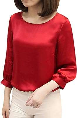 Wodow hauts pour femmes 1pc manches trois quarts bureau dame col rond chemisier de travail. DIAYTAR COTE D'IVOIRE, votre boutique en ligne discount pour toutes vos nécessités. Faites des économies sur vos achats de meubles de maison, d'équipements électroniques, de gadgets et bien plus encore. Profitez de nos prix attractifs sans jamais compromettre la qualité.