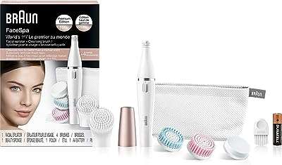 Épilateur et nettoyant pour le visage braun spa avec 3 brosses de soins. DIAYTAR COTE D'IVOIRE  : la boutique en ligne incontournable pour des achats discount dans tous les domaines. Parcourez notre sélection variée allant des produits pour la maison à la technologie dernier cri en passant par la mode tendance. Obtenez des produits de qualité à des prix compétitifs, tout en profitant d'une expérience de shopping en ligne optimale avec DIAYTAR COTE D'IVOIRE  !