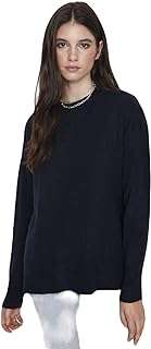 Pull en tricot à col rond pour femme trendyol. Affichez votre style tout en économisant grâce à DIAYTAR COTE D'IVOIRE . Notre boutique en ligne propose une vaste sélection de vêtements, de chaussures et d'accessoires de mode à prix discount. Soyez à la pointe de la tendance sans vous ruiner !