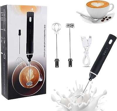 Mousseur à lait portable rechargeable 3 vitesses avec mousseur en acier inoxydable pour café. DIAYTAR COTE D'IVOIRE  - votre destination en ligne pour des achats discount sans compromis sur la qualité. Parcourez notre assortiment diversifié de produits, allant des équipements informatiques conviviaux aux articles de mode tendance en passant par les indispensables de la maison, et faites des économies sur tous vos besoins.