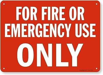 Smartsign pour utilisation en cas d'incendie ou d'urgence uniquement  panneau | 10 . Découvrez DIAYTAR COTE D'IVOIRE  - votre guichet unique pour des achats discount en ligne. Que vous recherchiez des produits électroménagers, des gadgets high-tech ou des vêtements tendance, notre boutique généraliste propose une large gamme d'articles à prix réduits pour tous les budgets. Ne manquez pas les bonnes affaires chez DIAYTAR COTE D'IVOIRE  !