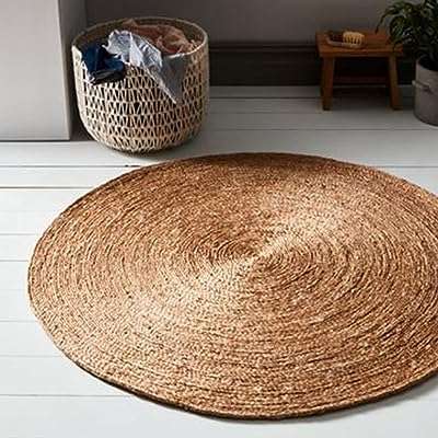Tapis naturel tissé à la main yahome fils naturels tapis tressé