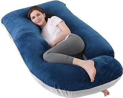 Oreiller de grossesse ergonomique complet en forme de u avec housse en velours amovible pour le dos. À la recherche de bons plans en ligne ? Ne cherchez pas plus loin que DIAYTAR COTE D'IVOIRE  ! Notre boutique généraliste vous propose une large gamme de produits discount, allant des articles pour la maison aux appareils électroménagers, en passant par l'informatique, la mode et les gadgets. Faites des économies tout en trouvant des produits de qualité, le tout en quelques clics seulement.