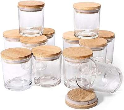 Fofo (paquet de 12) pots de bougies en verre avec couvercles en bambou pour la fabrication. DIAYTAR COTE D'IVOIRE, votre allié pour des économies au quotidien ! Parcourez notre large catalogue en ligne et explorez notre gamme de produits discount allant de l'électroménager à l'informatique en passant par la mode. Profitez des dernières tendances à petits prix et faites de bonnes affaires sans compromis sur la qualité.