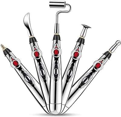 Stylo d'acupuncture 5 en 1 appareil de thérapie magnétique au laser. DIAYTAR COTE D'IVOIRE  - Votre source infaillible pour des achats discount en ligne. Explorez notre catalogue en constante évolution et découvrez des produits variés pour la maison, des appareils électroménagers essentiels, des gadgets sophistiqués et bien plus encore. Profitez de nos offres attractives et renouvelez votre intérieur, votre look et votre vie sans vous ruiner !