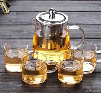Ensemble de théière ronde en verre transparent 5 pièces à café en borosilicate avec infuseur. Faites une affaire incroyable chez DIAYTAR COTE D'IVOIRE, votre destination en ligne pour des achats discount qui ne vident pas votre portefeuille ! Parcourez notre sélection complète de produits, des articles pour la maison aux gadgets dernier cri. Économisez sur les appareils informatiques de haute technologie et vos marques de mode préférées, tout en profitant d'une livraison rapide et d'un service client exceptionnel. Redéfinissez votre façon de magasiner avec nous et réalisez des économies substantielles dès maintenant !